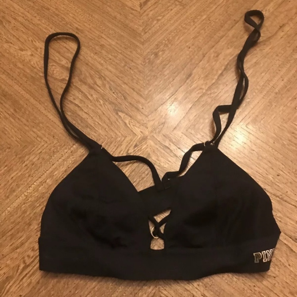 Victoria's Secret PINK Bralette Spaghetti Straps M